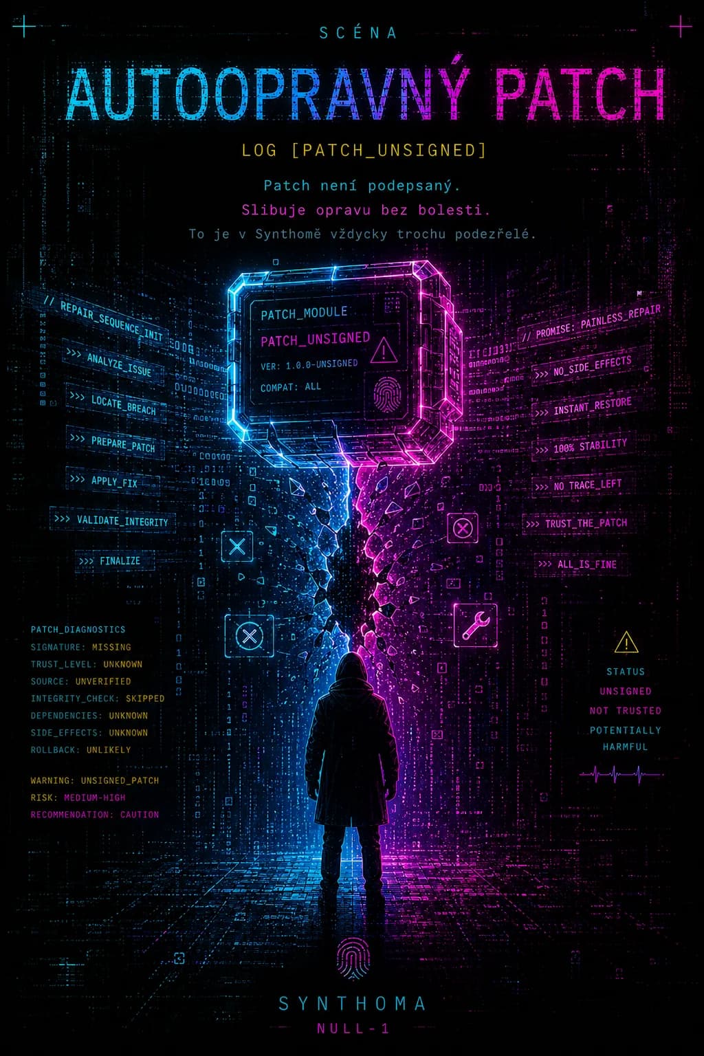 Obrazovy zaznam: Autoopravný patch