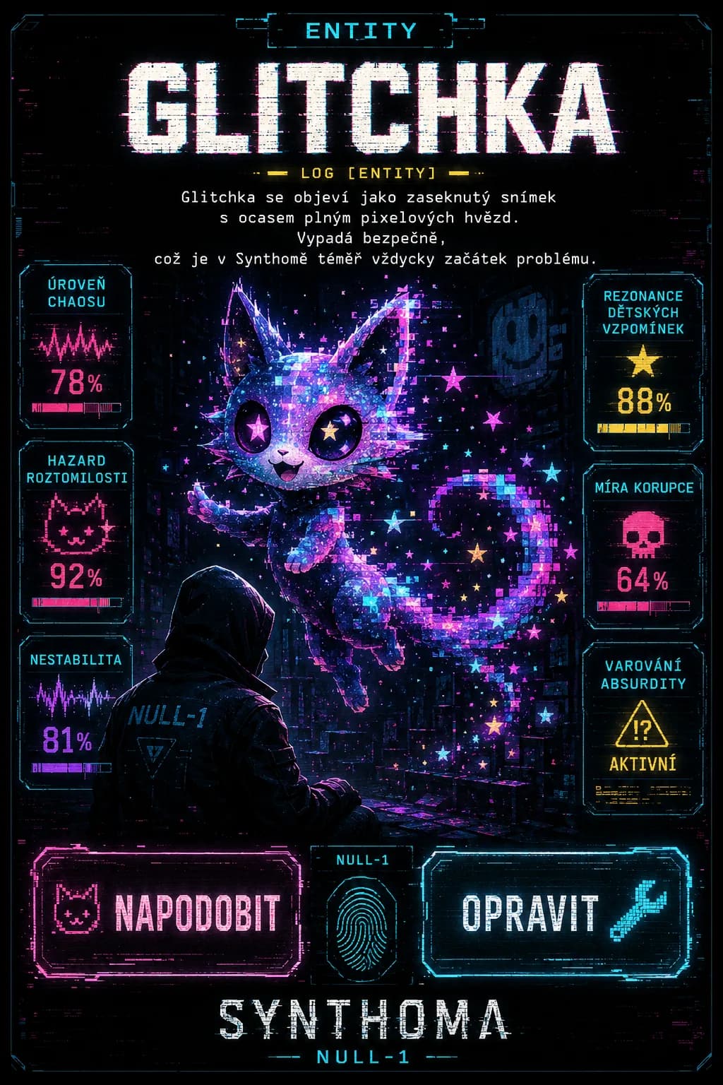 Obrazovy zaznam: Glitchka