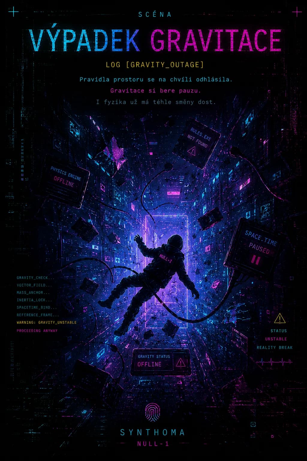 Obrazovy zaznam: Výpadek gravitace